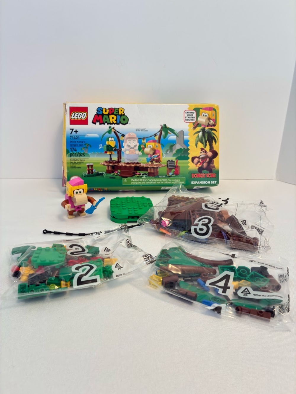 Lego Super Mario Dixie Kong's Jungle Jam Expansion Set #71421 Retired